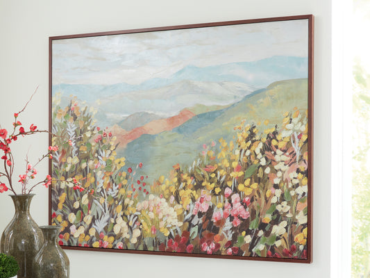 Pines Furniture Outlet - Ashley Furniture - Pryorley Wall Decor - Wall Art / Multi - A8000451