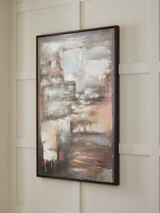 Pines Furniture Outlet - Ashley Furniture - Floymour Wall Decor - Wall Art / Multi - A8000499