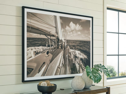 Pines Furniture Outlet - Ashley Furniture - Arlanford Wall Decor - Wall Art / Sepia - A8000505