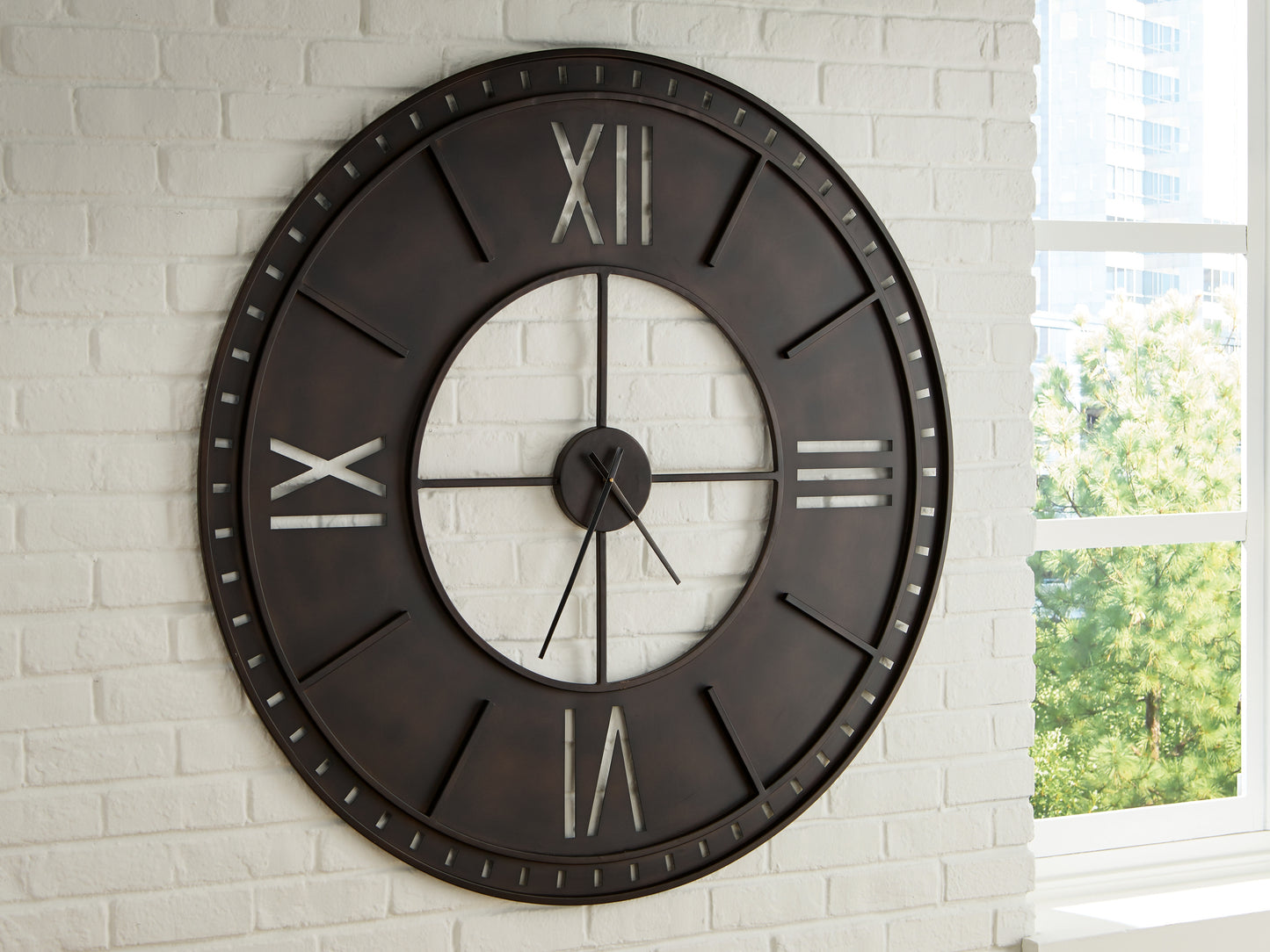Pines Furniture Outlet - Ashley Furniture - Lytle Wall Decor - Wall Clock - A8010453
