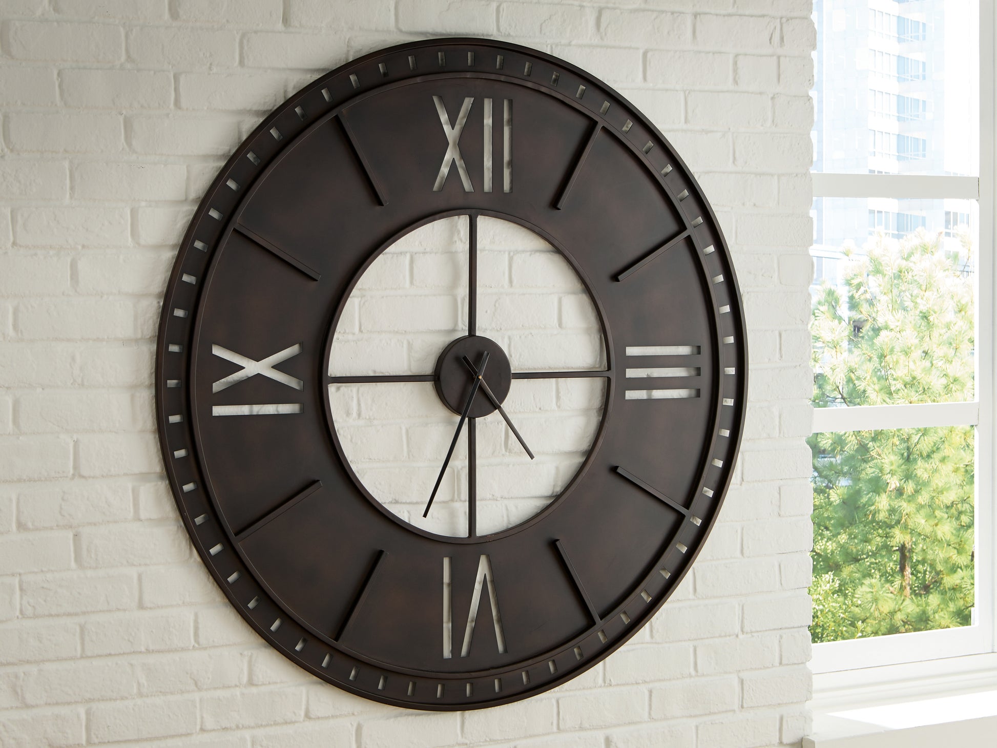 Pines Furniture Outlet - Ashley Furniture - Lytle Wall Decor - Wall Clock - A8010453
