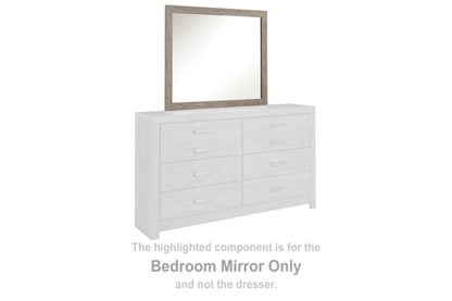 Pines Furniture Outlet - Ashley Furniture - Culverbach Bedroom - Bedroom Mirror / Gray - B070-36