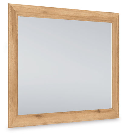 Pines Furniture Outlet - Ashley Furniture - Aleaport Bedroom - Bedroom Mirror / Warm Brown - PCB1075-36