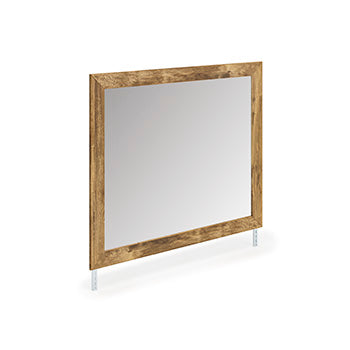 Pines Furniture Outlet - Ashley Furniture - Maystonna Bedroom - Bedroom Mirror / Brown - PCB1580-36