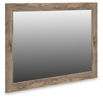 Pines Furniture Outlet - Ashley Furniture - Rusticott Bedroom - Bedroom Mirror / Brown - PCB2260-36