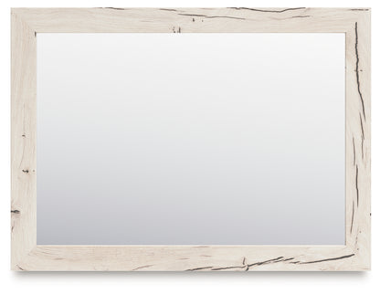 Pines Furniture Outlet - Ashley Furniture - Lawroy Bedroom - Bedroom Mirror / Light Natural - B2310-36