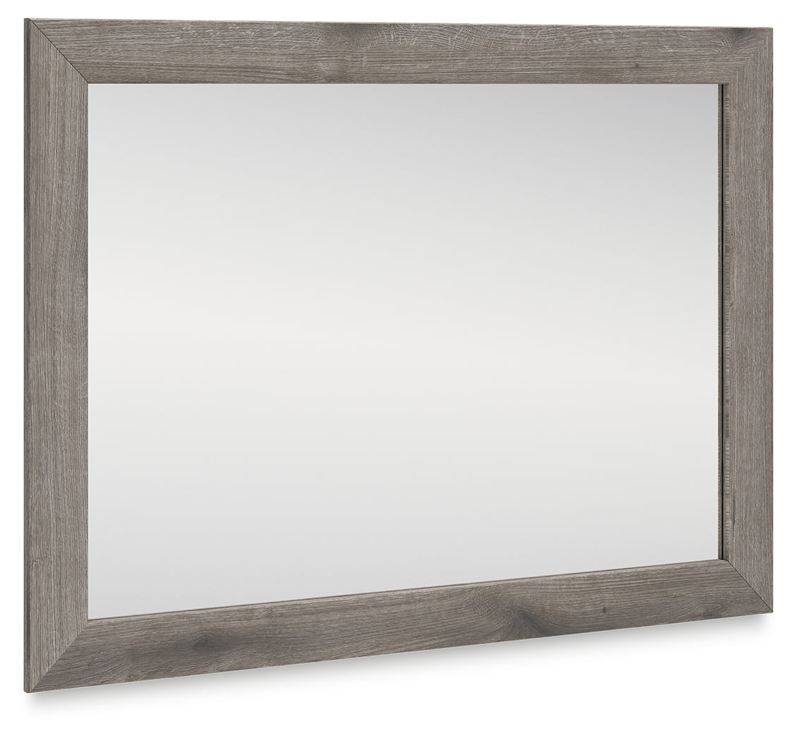 Pines Furniture Outlet - Ashley Furniture - Graystorm Bedroom - Bedroom Mirror / Brown Gray - PCB2405-36