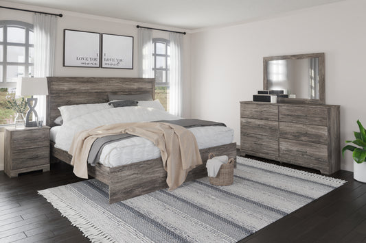 Pines Furniture Outlet - Ashley Furniture - Ralinksi Bedroom - Twin Panel Bed / Gray - B2587B11