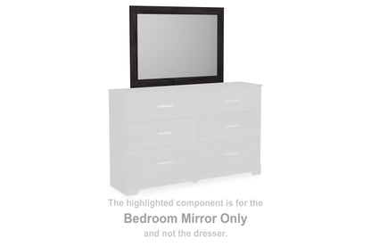 Pines Furniture Outlet - Ashley Furniture - Belachime Bedroom - Bedroom Mirror / Charcoal - B2589-36