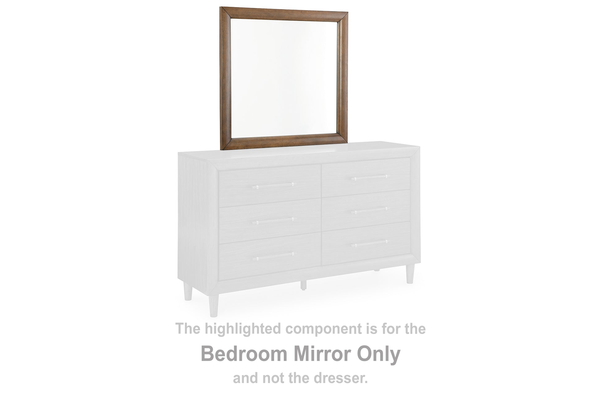 Pines Furniture Outlet - Ashley Furniture - Lyncott Bedroom - Bedroom Mirror / Brown - B615-36