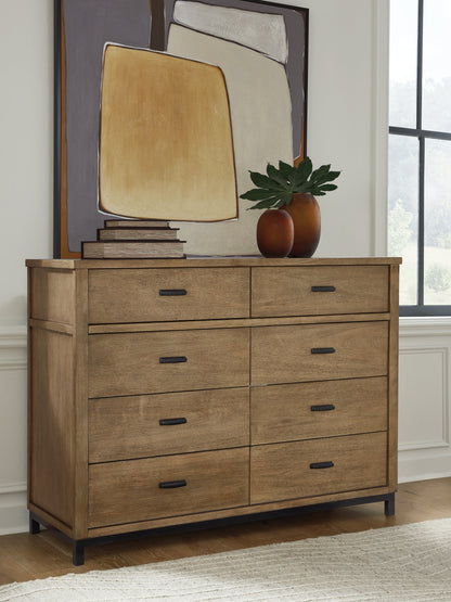 Pines Furniture Outlet - Ashley Furniture - Tomtyn Bedroom - Dresser / Light Brown - B622-31