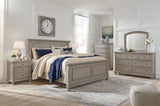 California King Sleigh Bed with 2 Storage Drawers