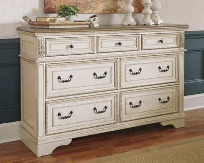 Pines Furniture Outlet - Ashley Furniture - Realyn Bedroom - Dresser / Two-tone - B743-31