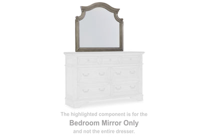 Pines Furniture Outlet - Ashley Furniture - Lodenbay Bedroom - Bedroom Mirror / Antique Gray - B751-36