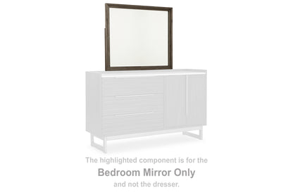 Pines Furniture Outlet - Ashley Furniture - Arkenton Bedroom - Bedroom Mirror / Grayish Brown - B786-36