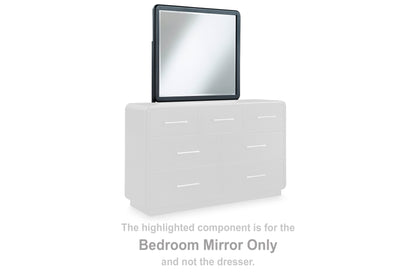 Pines Furniture Outlet - Ashley Furniture - Rowanbeck Bedroom - Bedroom Mirror / Black - B821-36