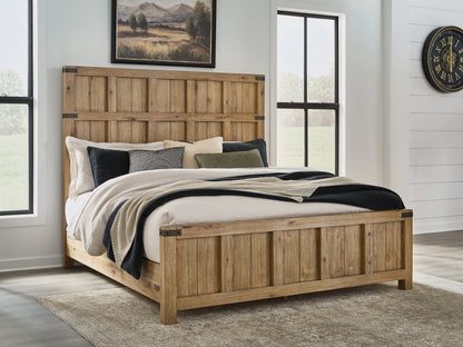 Pines Furniture Outlet - Ashley Furniture - Ridgester Bedroom - California King Panel Bed - B858B7