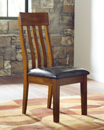 Pines Furniture Outlet - Ashley Furniture - Ralene Dining Room - Dining Chair (Set of 2) / Medium Brown - D594-01X2