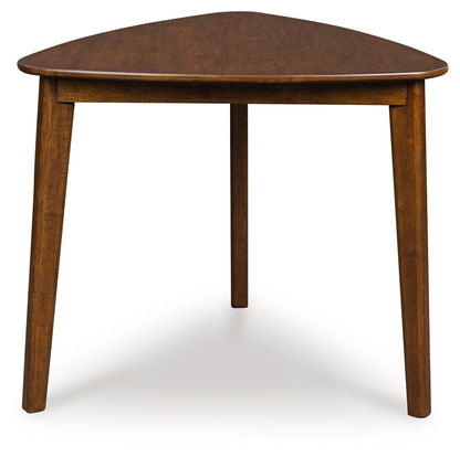 Pines Furniture Outlet - Ashley Furniture - Tameride Dining Table - Triangle Dining Room Table / Brown - PCD609-16