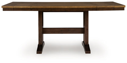 Pines Furniture Outlet - Ashley Furniture - Rylandeen Dining Room - RECT DRM Counter EXT Table - PCD651-32