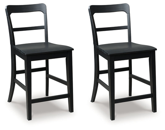 Pines Furniture Outlet - Ashley Furniture - Greddinton Counter Height Barstool (Set of 2) - Counter Height Barstool (Set of 2) / Multi - PCD824-124X2