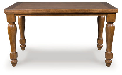 Pines Furniture Outlet - Ashley Furniture - Greddinton Counter Height Dining Table - RECT Dining Room Counter Table / Brown - PCD824-13