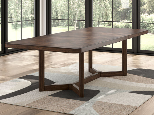 Pines Furniture Outlet - Ashley Furniture - Dilenno Dining Extension Table - RECT Dining Room EXT Table / Dark Brown - PCD857-35
