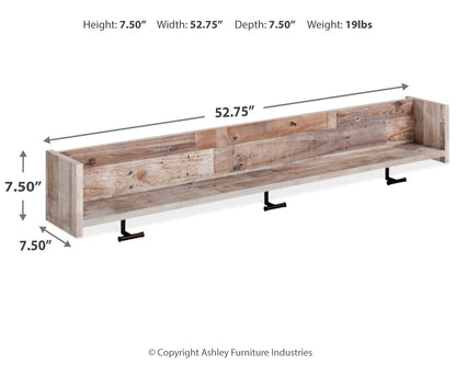 Neilsville Wall Mounted Coat Rack with Shelf