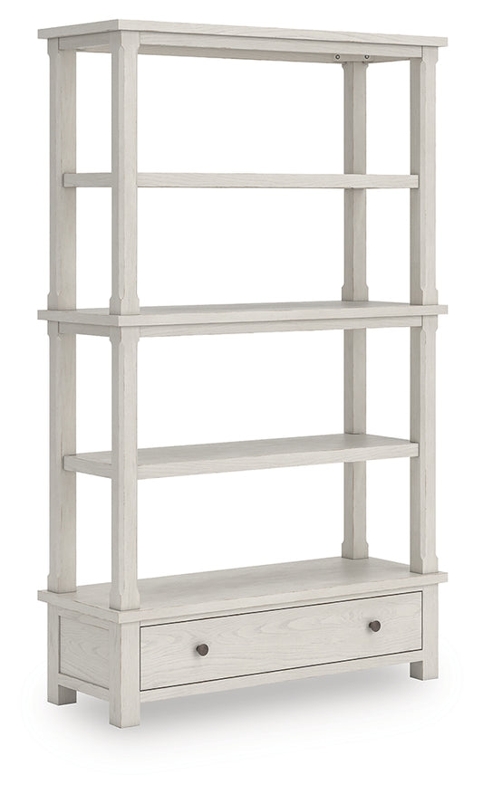 Pines Furniture Outlet - Ashley Furniture - Robbinsdale Bookcase - Bookcase / Antique White - H742-70