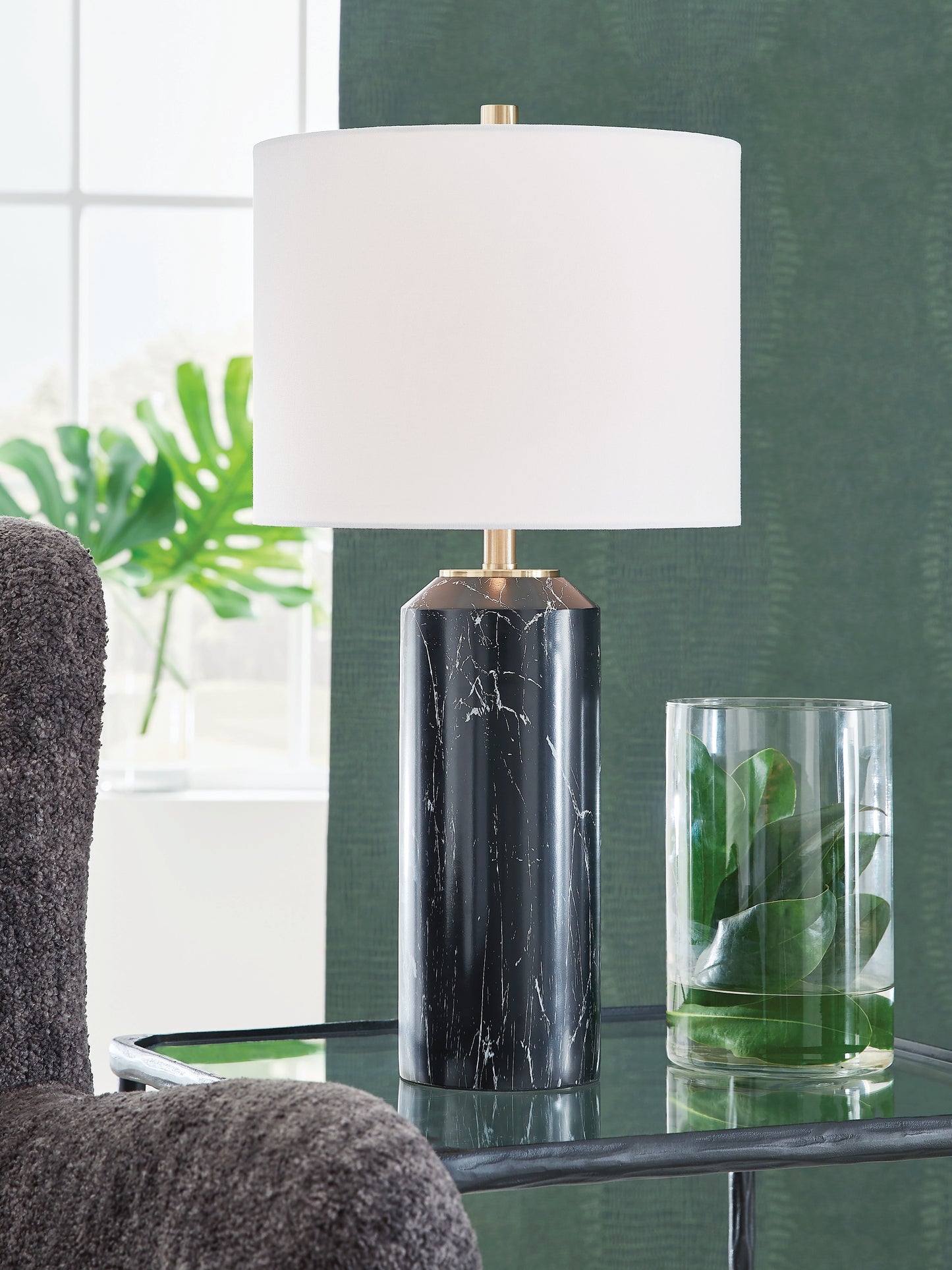 Pines Furniture Outlet - Ashley Furniture - Hanzila Lighting - Poly Table Lamp (1/CN) - L236074