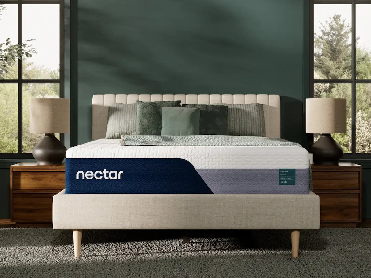 Pines Furniture Outlet - Ashley Furniture - Nectar Premier Memory Foam 5.1 Mattresses - Queen / White - M12631