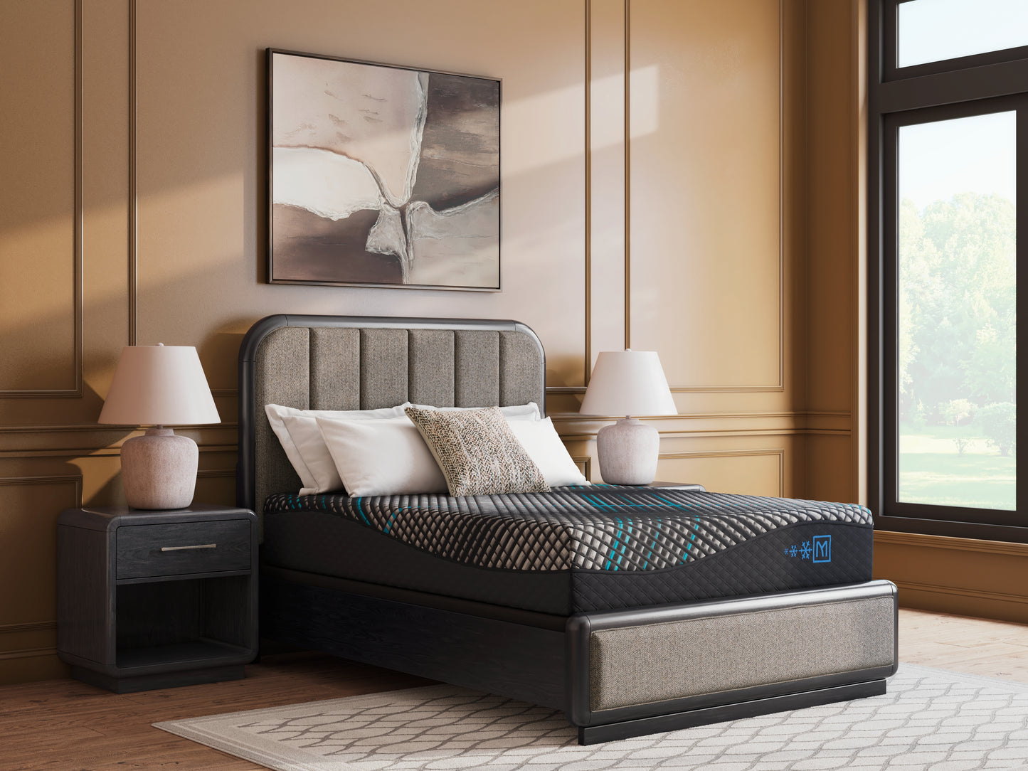 Pines Furniture Outlet - Ashley Furniture - Millennium 2.0 Hybrid 12 Inch Mattresses - Queen / Black - M31331