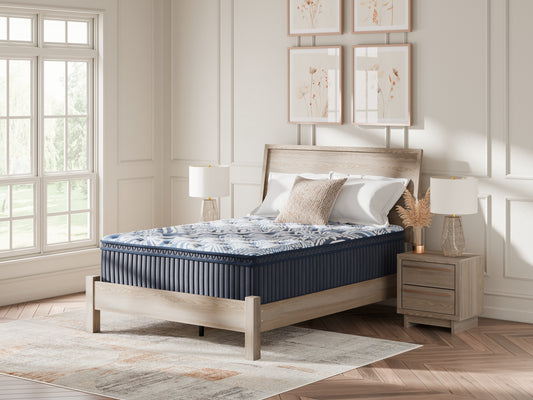 Pines Furniture Outlet - Ashley Furniture - Plush Luxe 2.0 Mattresses - Queen / Blue - M49731