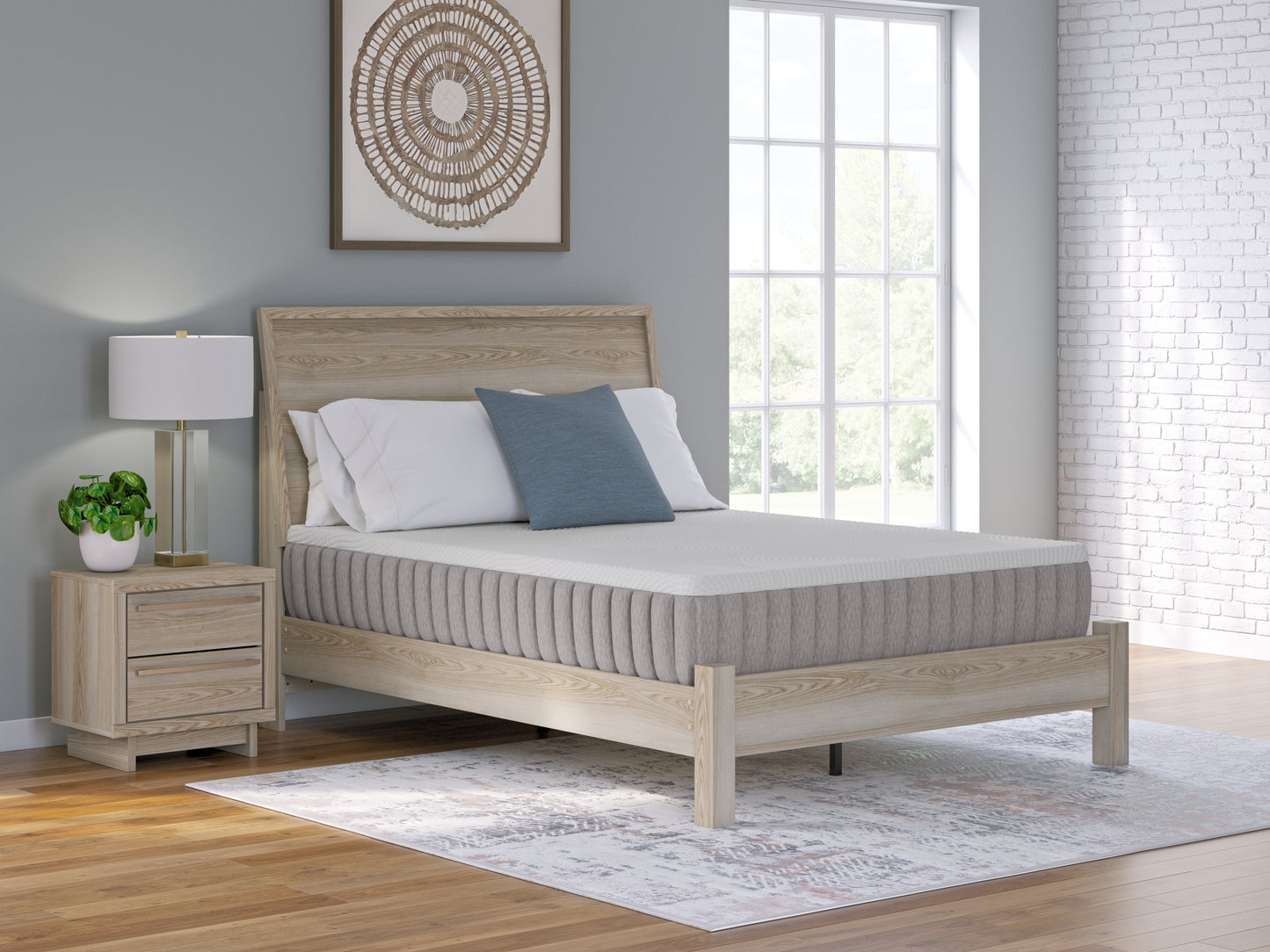 Pines Furniture Outlet - Ashley Furniture - Terra Sleep Firm Mattresses - King / White - M52241