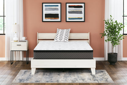 Pines Furniture Outlet - Ashley Furniture - 12 Inch Pocketed Hybrid Mattresses - Queen / White - M59031
