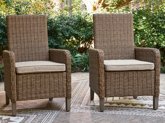 Pines Furniture Outlet - Ashley Furniture - Laguna Heights Outdoor - Arm Chair With Cushion (Set of 2) - PCP790-601A