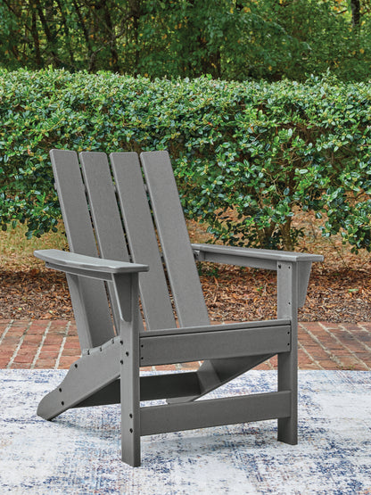 Pines Furniture Outlet - Ashley Furniture - Cove Beach Outdoor - Adirondack Chair / Gray - PCP803-898