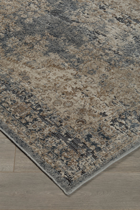 Pines Furniture Outlet - Ashley Furniture - South Rug - 8' x 10' Rug / Blue/Beige - R402721