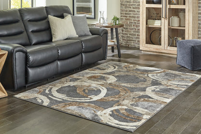 Pines Furniture Outlet - Ashley Furniture - Faelyn Rug - 7'10" x 9'10" Rug / Multi - R405181