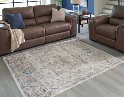 Pines Furniture Outlet - Ashley Furniture - Barkham Rug - 7'10" x 10' Washable Rug / Multi - R405551