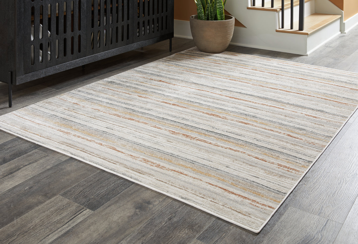 Pines Furniture Outlet - Ashley Furniture - Artney Rug - 5' x 7' Rug / Multi - R407022