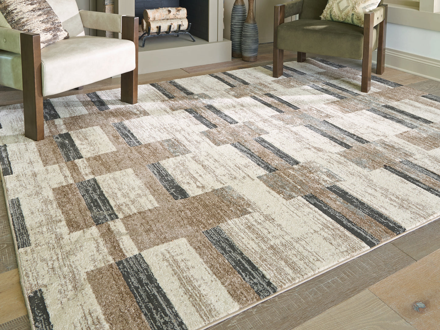 Pines Furniture Outlet - Ashley Furniture - Alstone Rug - 7'10" x 10' Area Rug / Multi - R407731