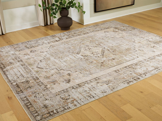 Pines Furniture Outlet - Ashley Furniture - Livdon Rug - Washable Large Rug - R407911