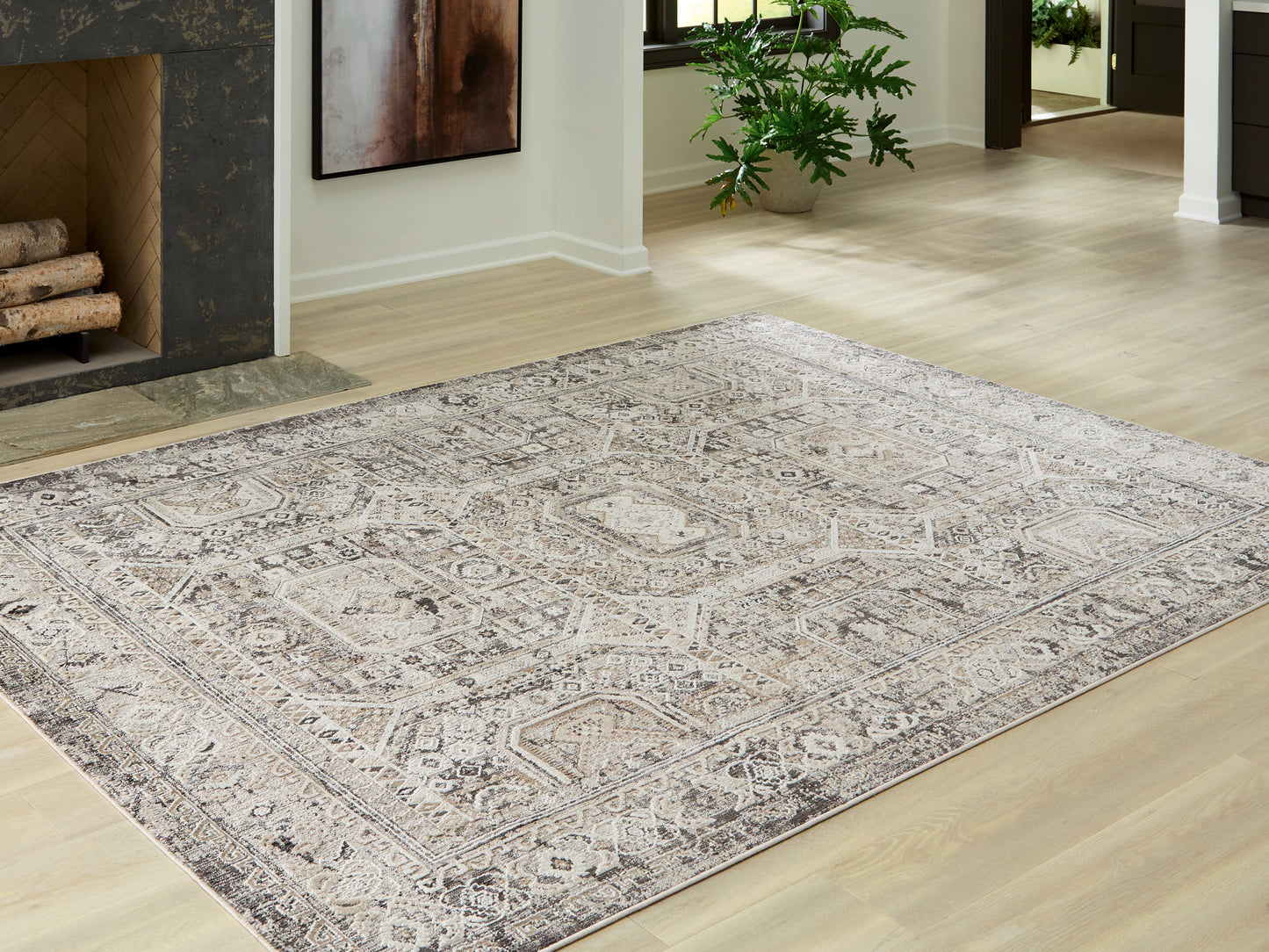 Pines Furniture Outlet - Ashley Furniture - Junley Rug - Large Rug / Multi - R408261