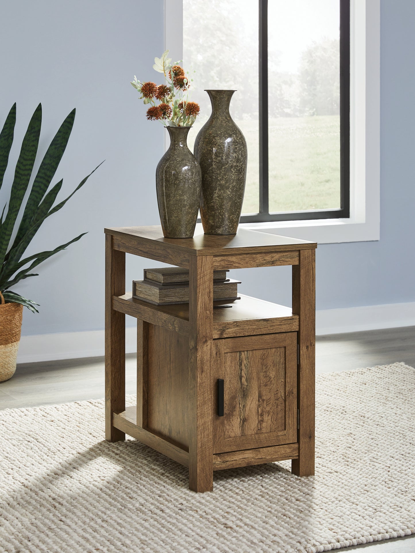 Pines Furniture Outlet - Ashley Furniture - Fendenmore Chairside End Table - Chair Side End Table / Brown - T190-117