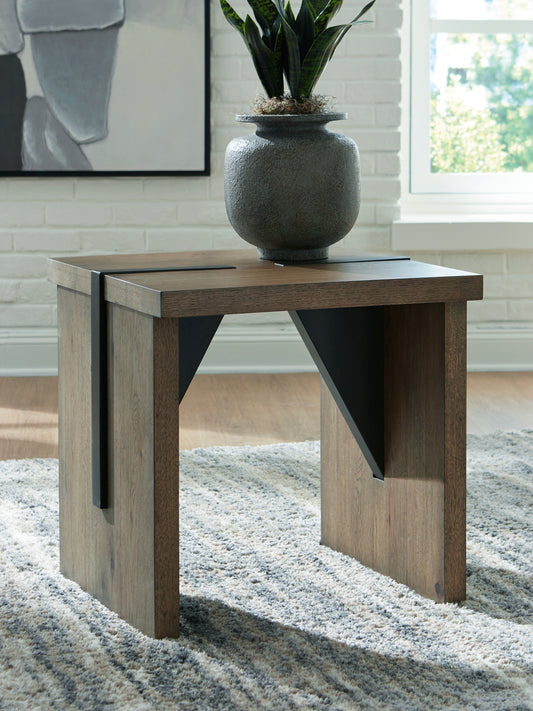 Pines Furniture Outlet - Ashley Furniture - Kandinew End Table - Square End Table - T554-2