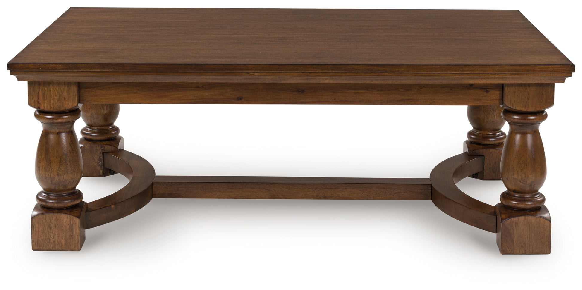 Pines Furniture Outlet - Ashley Furniture - Sturlayne Coffee Table - Rectangular Cocktail Table / Brown - T609-1