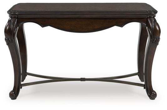 Pines Furniture Outlet - Ashley Furniture - Maylee Sofa Table - Sofa Table / Dark Brown - T617-4