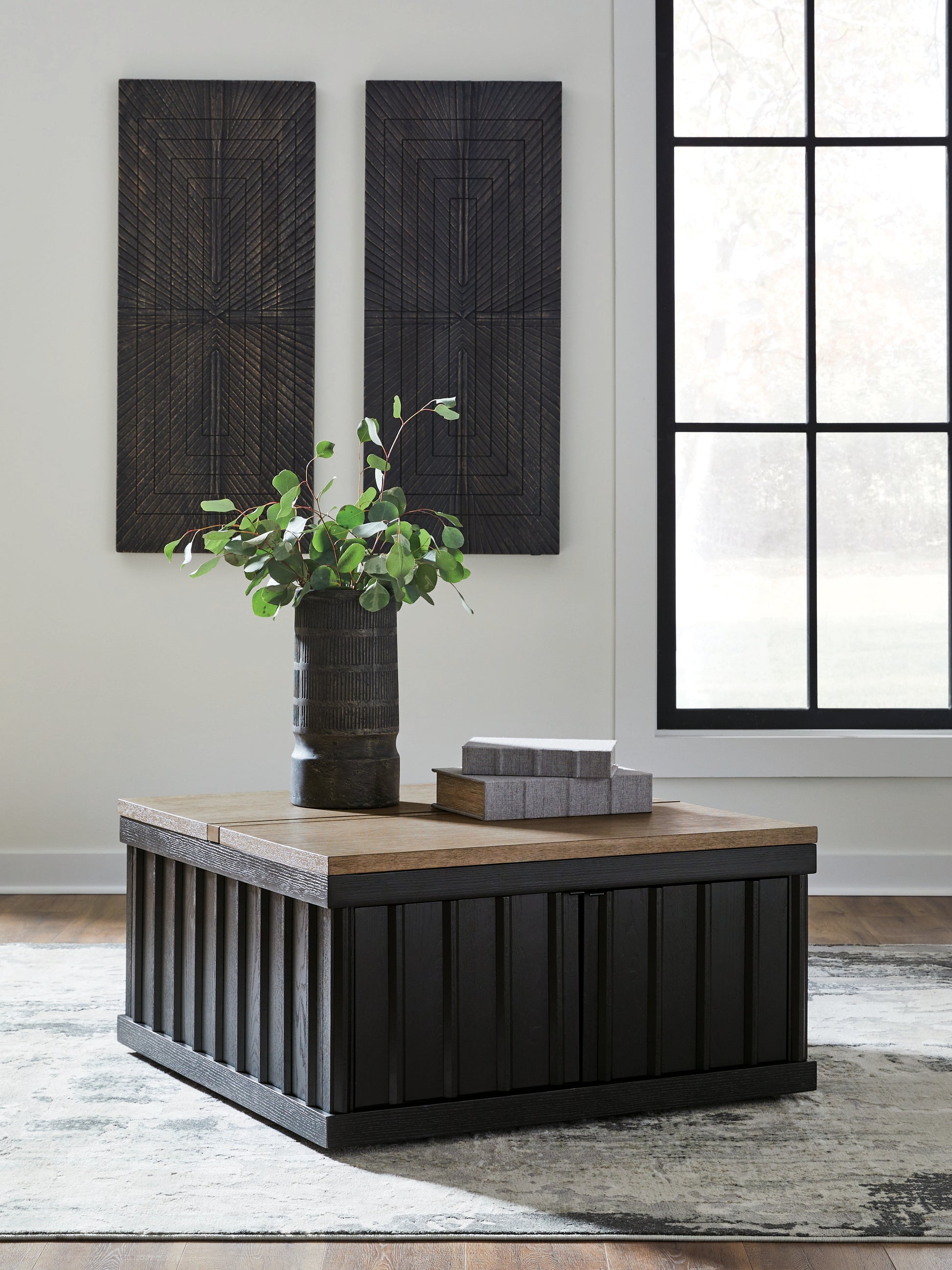 Pines Furniture Outlet - Ashley Furniture - Rylandyn Lift-Top Coffee Table - Lift Top Cocktail Table - T721-00