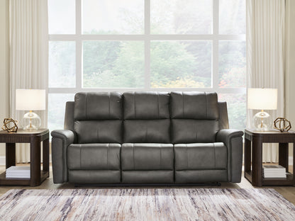 Pines Furniture Outlet - Ashley Furniture - Bleckley Living Room - PWR REC Sofa with ADJ Headrest / Anchor - PCU1200015